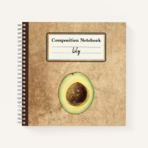 Half een avocado illustratie gepersonaliseerde com