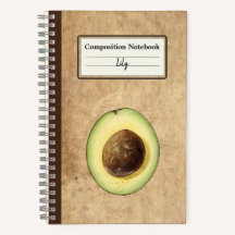 Half een avocado illustratie gepersonaliseerde com