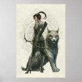 HALF ELF GIRL door Kerem Beyit Poster (Voorkant)