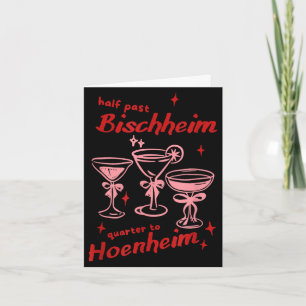 Half elf uur Bischheim kwartier voor Hoenheim Fran Kaart