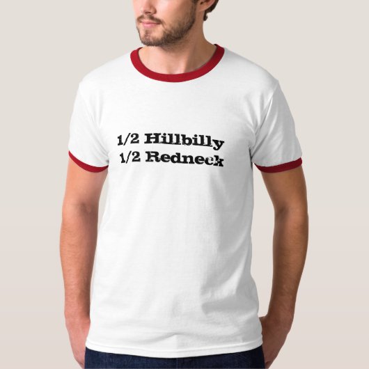 Half en Half T-shirt (Voorkant)