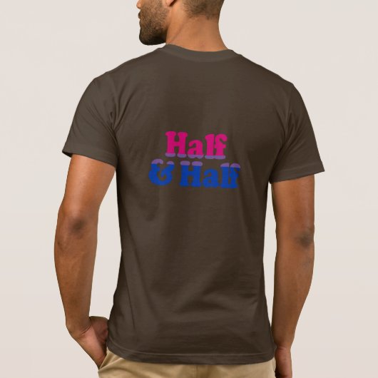 Half en Half T-shirt (Achterkant)