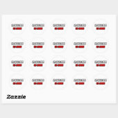 Half Engels Leraar... Half Superheld Ronde Sticker (Vel)
