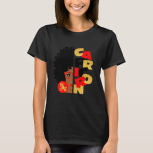 Half Face Capricorn Black Queen Birthday Zodiac Cu T-shirt