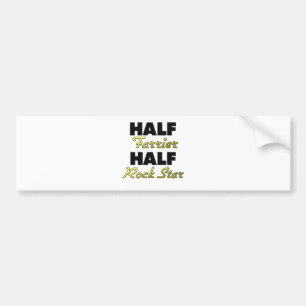 Half Farrier Half Rock Star Bumpersticker