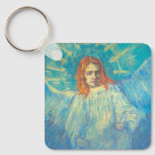 Half figuur van een engel door Vincent van Gogh Sleutelhanger (Voorkant)