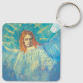 Half figuur van een engel door Vincent van Gogh Sleutelhanger (Achterkant)
