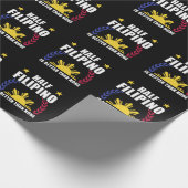 Half Filipino American Filippijnen Pinoy Pinay Cadeaupapier (Hoek)