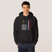 Half Filipino Half-American Flag Philippines, VS Hoodie (Voorkant volledig)