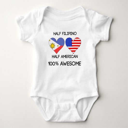 Half Filipino Half-Amerikaans Romper (Voorkant)