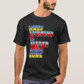 Half Filipino Is Better Than None Filipino America T-shirt (Voorkant)