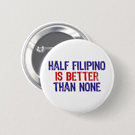 Half Filipino Ronde Button 5,7 Cm (Voorkant /achterkant)