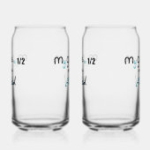 Half Filled Glass Blikvorm Glas (Rechts)