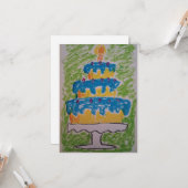 Half For Hope - Birthday Card Kaart (Voorkant / Achterkant in situ)