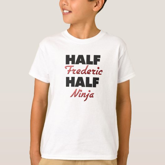 Half Frederic Half Ninja T-shirt (Voorkant)