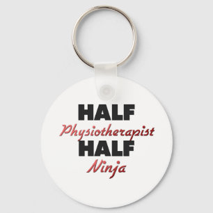 Half fysiotherapeut Half Ninja Sleutelhanger