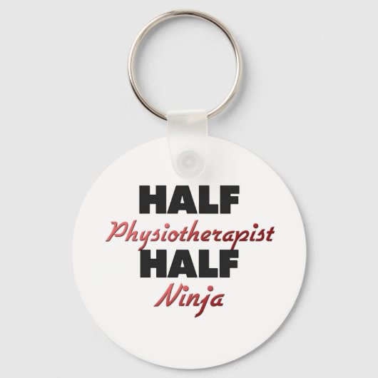 Half fysiotherapeut Half Ninja Sleutelhanger (Voorkant)
