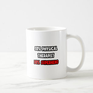 Half fysiotherapeut... Halve superheld Koffiemok
