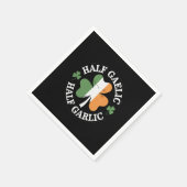 Half Gaelic Half Garlic Iers Italiaans St. Patrick Servet (Hoek)