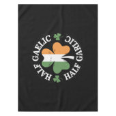 Half Gaelic Half Garlic Iers Italiaans St. Patrick Tafelkleed (Voorkant)