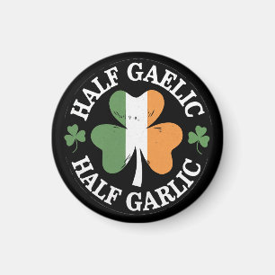 Half Gaelic Half Knoflook Iers Italiaans St. Patri Magneet