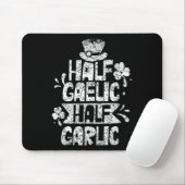 Half Gaelic Half Knoflook St. Patricks Dag Iers Ie Muismat (Met muis)