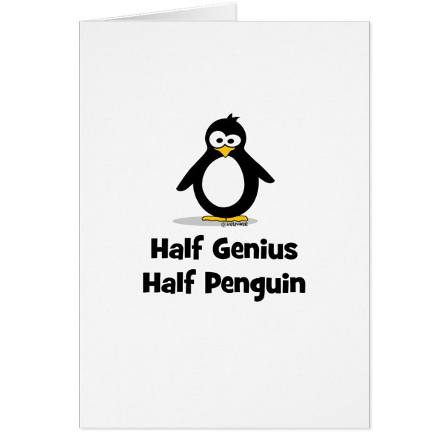 Half Genius Half Penguin (Voorkant)