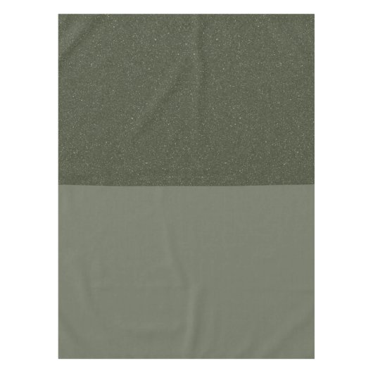 Half getextureerd mos groen tafelkleed -  (Voorkant)