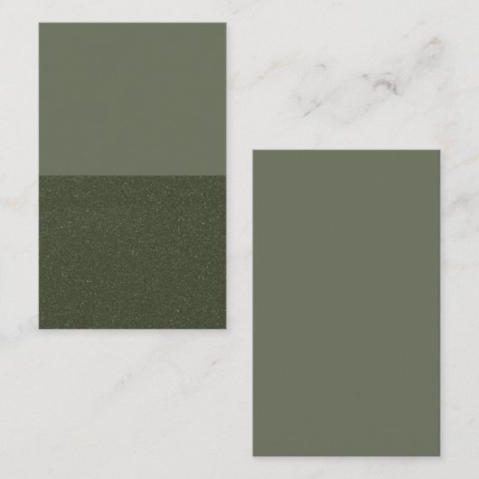Half getextureerd mos groen Visitekaartje – aanpas (Voorkant / Achterkant)