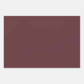 Half getinte trendy blauwe Mauve Medallion Laced Inpakpapier Vel (Voorkant 3)