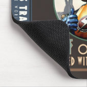 Half gevuld met atmosfeer Muismat (Hoek)