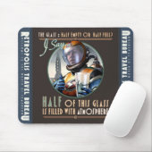 Half gevuld met atmosfeer Muismat (Met muis)