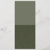 Half Glitter Mos Flat Programma – Aanpasbaar Programmakaart (Voorkant)