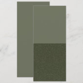 Half Glitter Mos Flat Programma – Aanpasbaar Programmakaart (Voorkant / Achterkant)