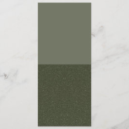 Half Glitter Moss Flat Program – Aanpasbaar Programmakaart