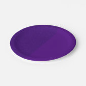 Half Glitter Paarse Partij Bord -  (Gekanteld)