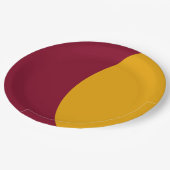 Half Gold Custom Party Paper Plate Papieren Bordje (Gekanteld)