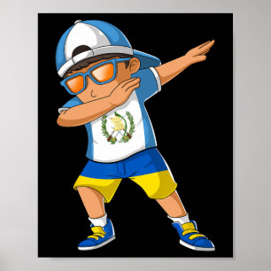 Half Guatemalteekse Half Oekraïense Jongen Guatema Poster