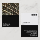 Half&Half Foto 0102-Scaffolding Visitekaartje (Voorkant / Achterkant)