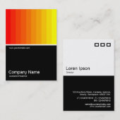 Half&Half Foto 0129 - Kleurenmengsel - Rood tot Ge Visitekaartje (Voorkant / Achterkant)