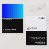 Half&Half Foto 0131 - Kleurmengeling - Blauwen Visitekaartje (Voorkant / Achterkant)