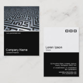 Half&Half Foto 0148 - Metal Maze Visitekaartje (Voorkant / Achterkant)