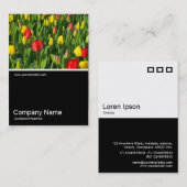 Half&Half Foto 0151 - Colorful Tulips II Visitekaartje (Voorkant / Achterkant)