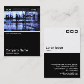 Half&Half Foto 0155 - Winkelen in de regen Visitekaartje (Voorkant / Achterkant)