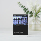 Half&Half Foto 0155 - Winkelen in de regen Visitekaartje (Staand voorkant)