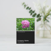 Half&Half Foto 0158 - Pink Peony Visitekaartje (Staand voorkant)