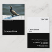 Half&Half foto 0178 - Aalscholver Visitekaartje (Voorkant / Achterkant)