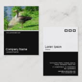 Half&Half Foto 0224 - Greylag Goose Visitekaartje (Voorkant / Achterkant)