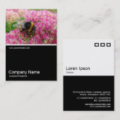 Half&Half Foto 0235 - Bumble Bee on Sedum Visitekaartje (Voorkant / Achterkant)