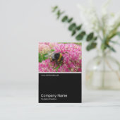 Half&Half Foto 0235 - Bumble Bee on Sedum Visitekaartje (Staand voorkant)